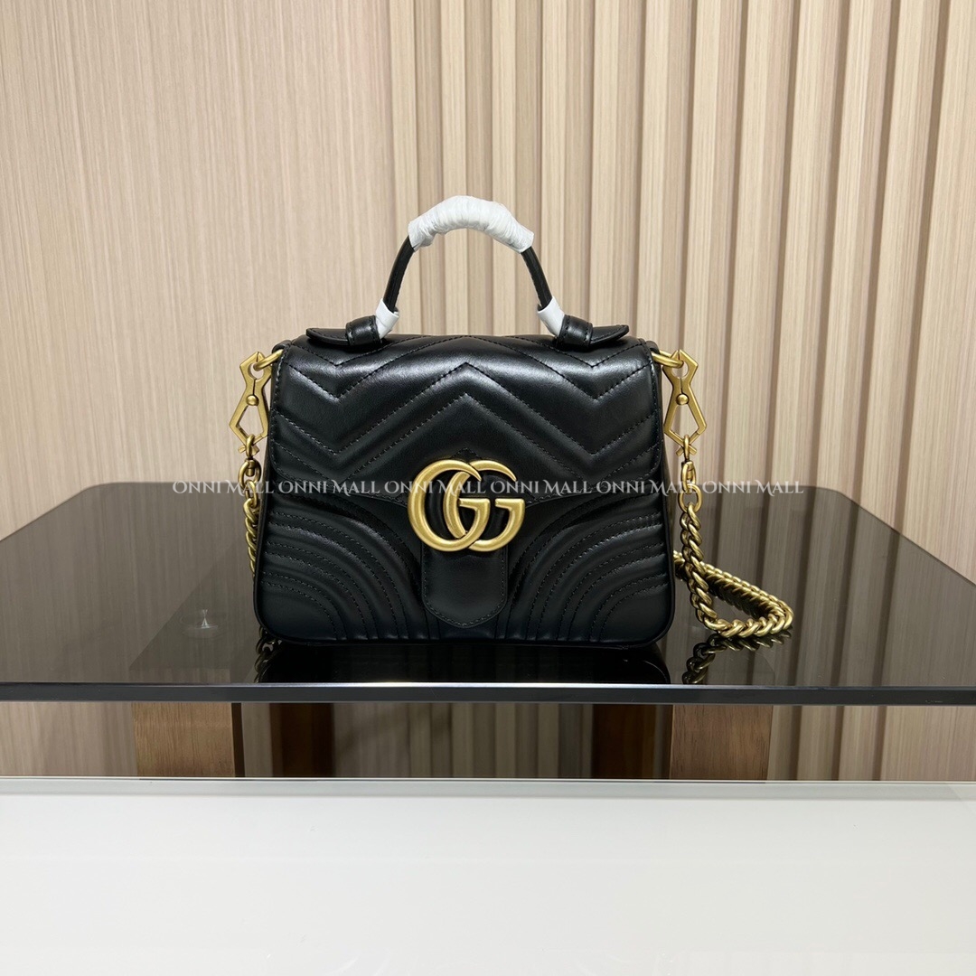 구찌 마몬트 마틀라세 핸드백