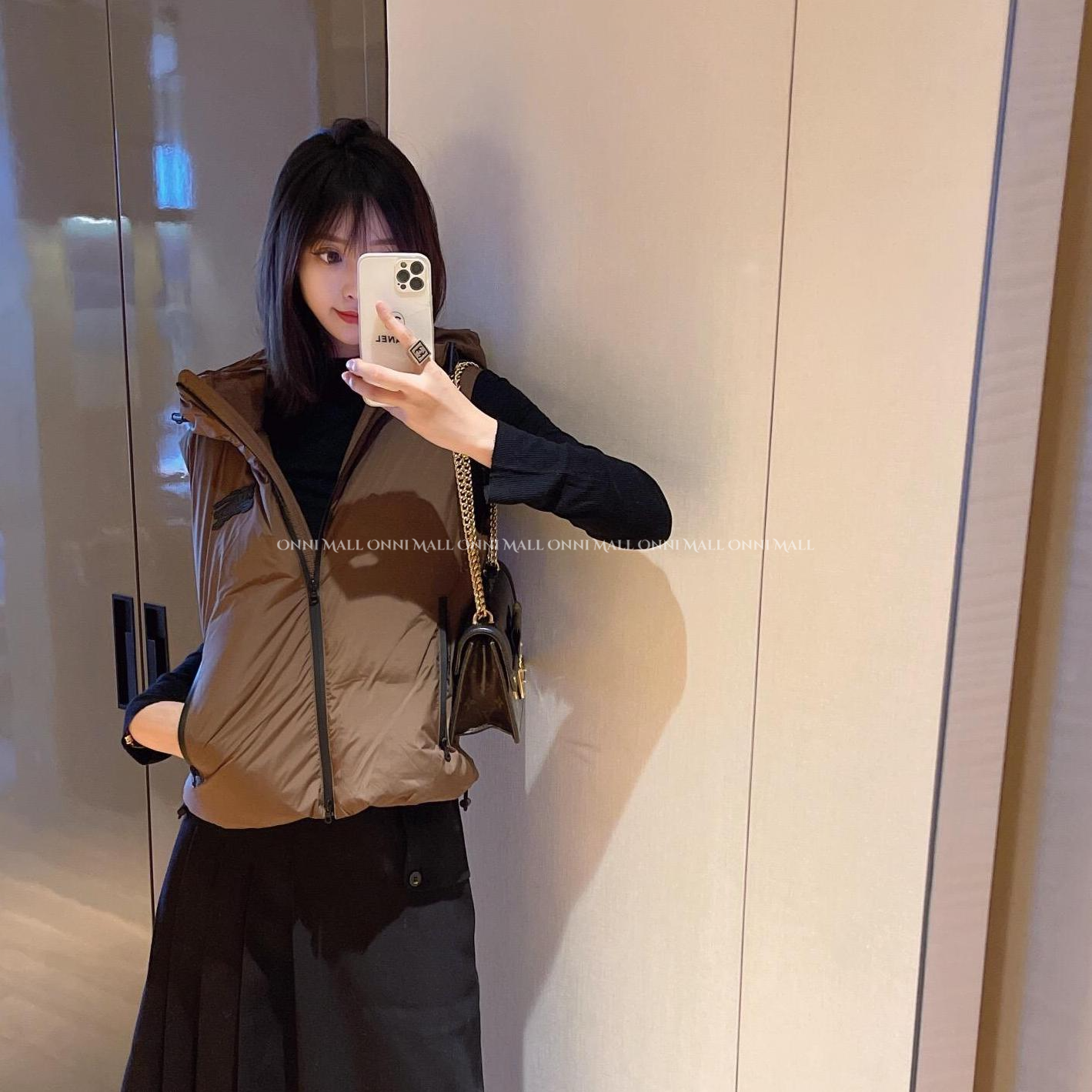 버버리 패딩 조끼