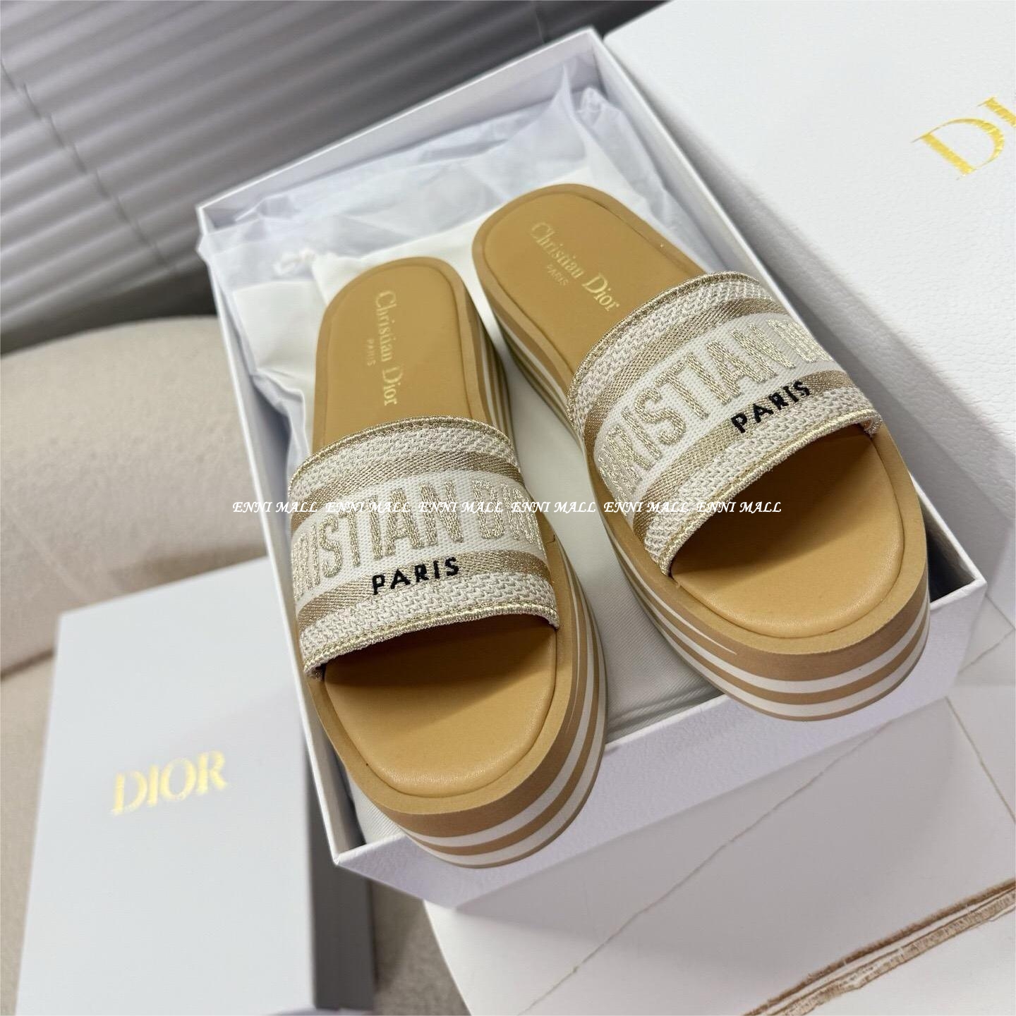 디올 슬리퍼 (3.5cm)