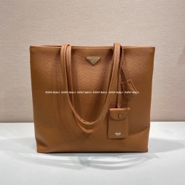 프라다 가죽 토트백 (38cm)